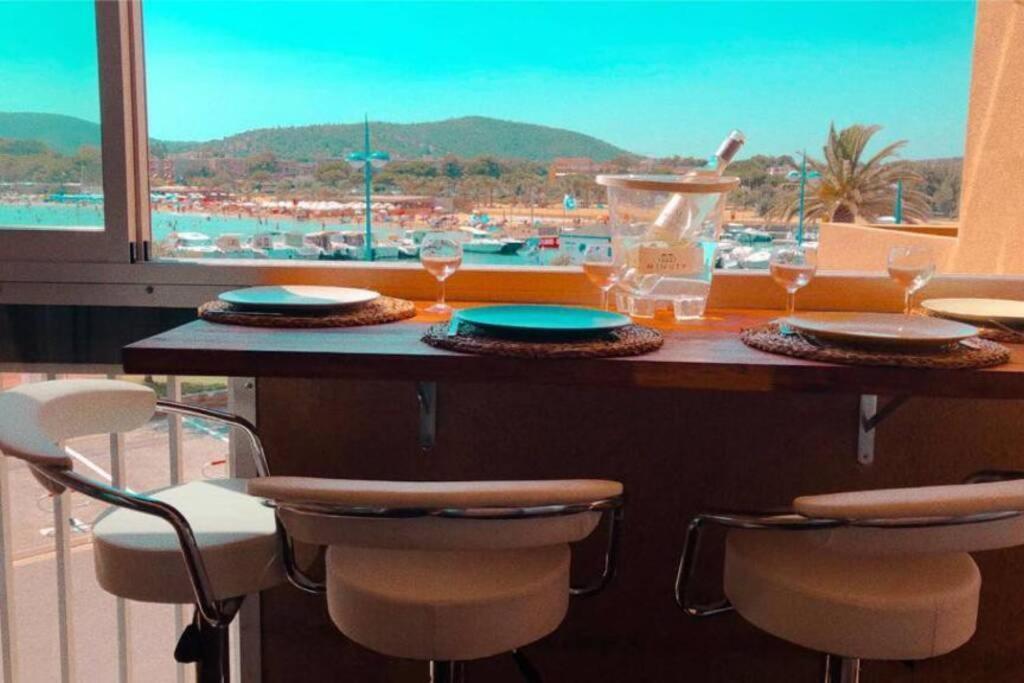 Face Mer Entre Plage Et Marina Bormes-les-Mimosas Εξωτερικό φωτογραφία